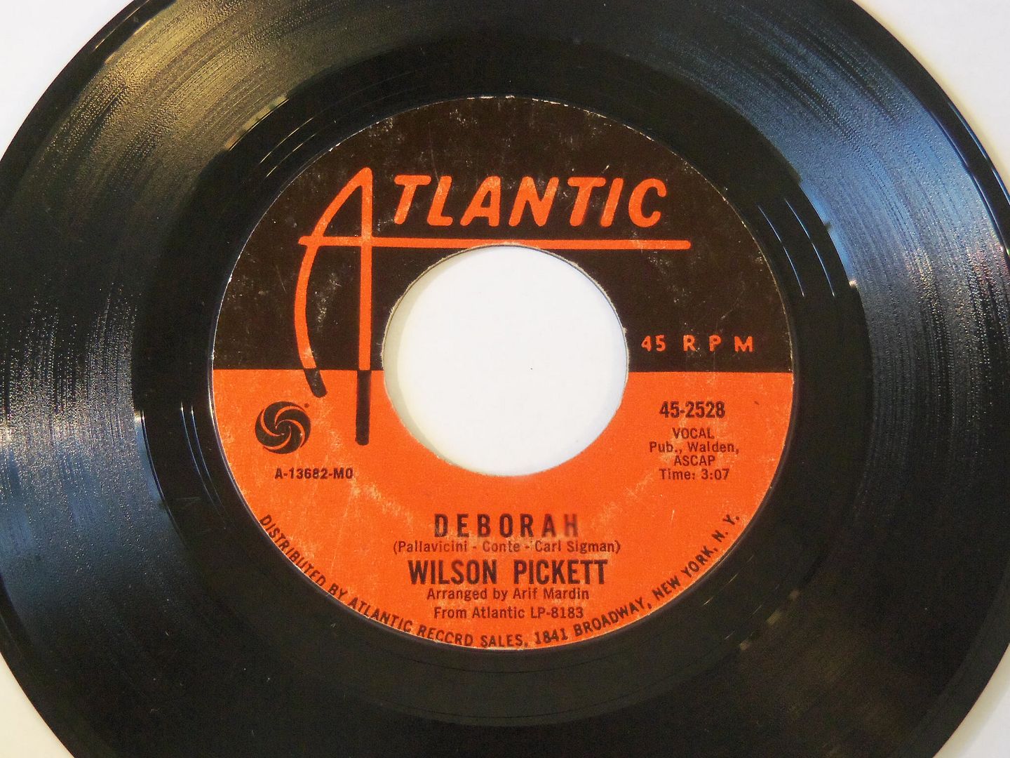 Wilson Pickett - I'm A Midnight Mover / Deborah Record