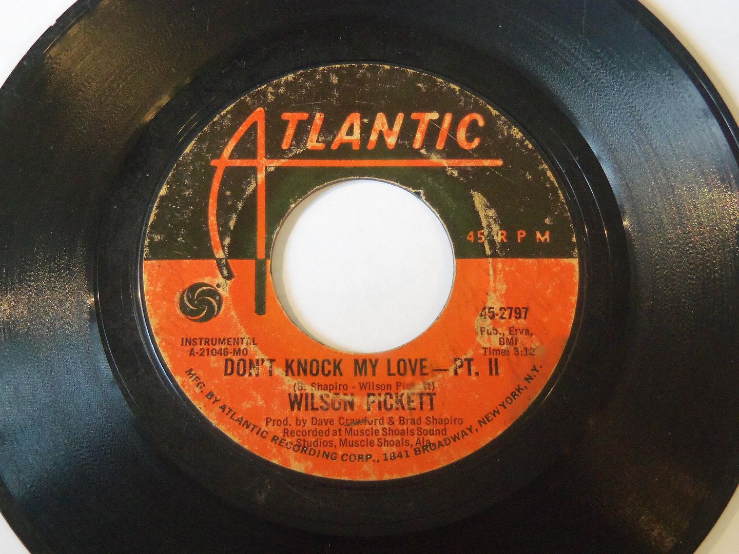 Wilson Pickett - Don't Knock My Love - Pt. I / Pt. Ii Single