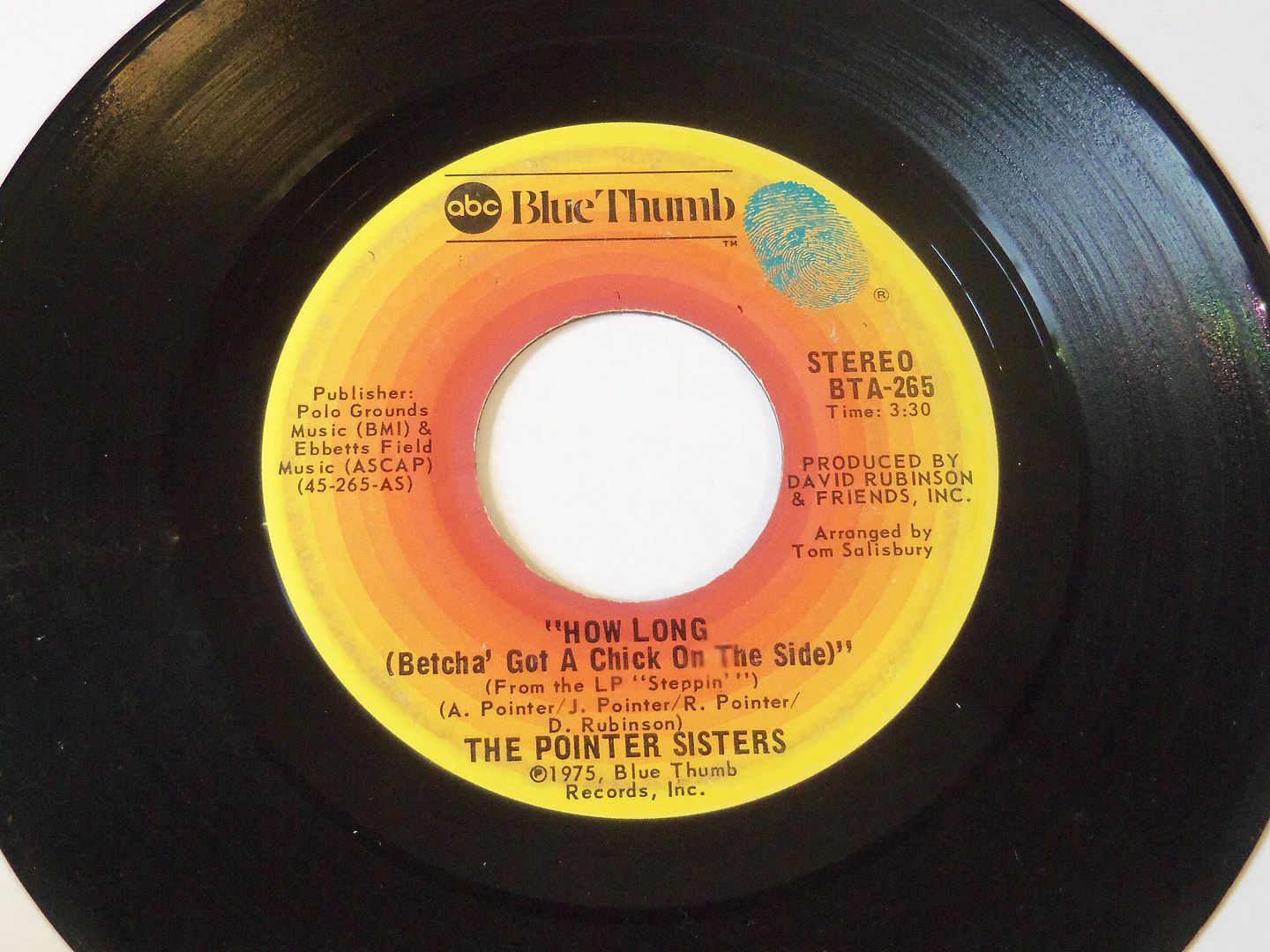 Pointer Sisters - How Long (betcha' Got A Chick On The Side / Easy Days) Album