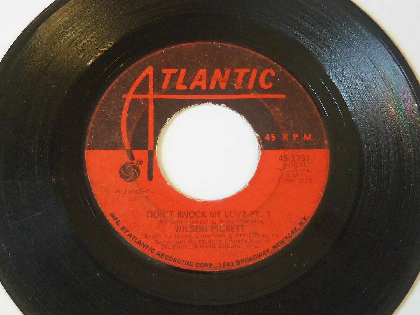 Wilson Pickett - Don't Knock My Love - Pt. I / Pt. Ii LP