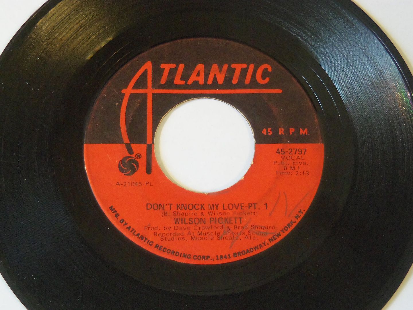 Wilson Pickett - Don't Knock My Love - Pt. I / Pt. Ii Record