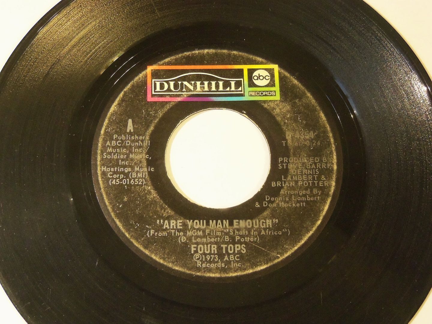 Four Tops - Are You Man Enough / Peace Of Mind LP
