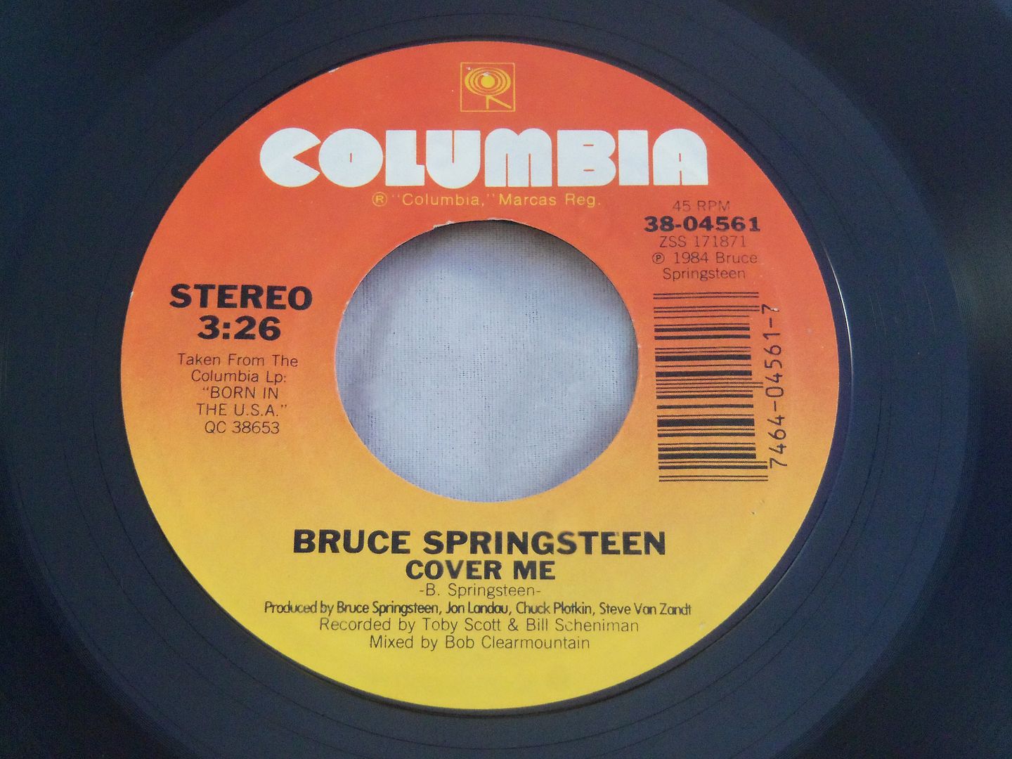Bruce Springsteen - Cover Me / Jersey Girl