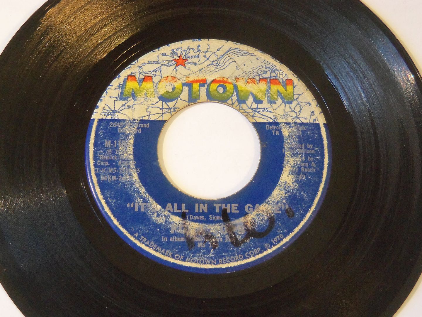 Four Tops - It's All In The Game / Love (is The Answer) Record