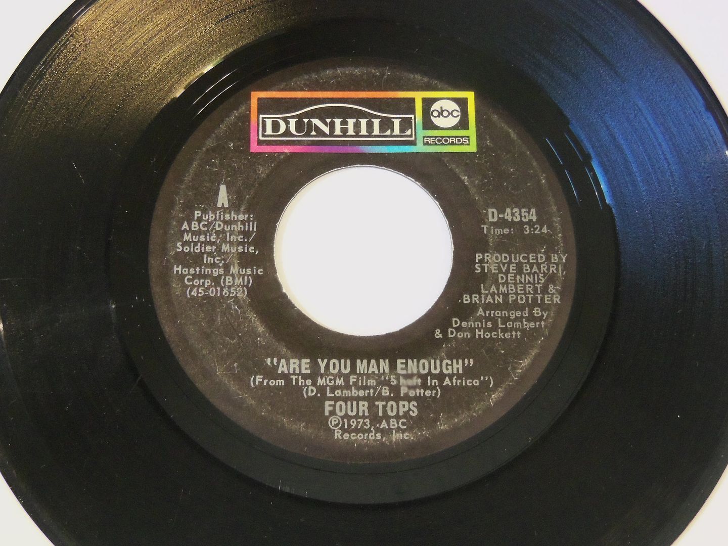 Four Tops - Are You Man Enough / Peace Of Mind