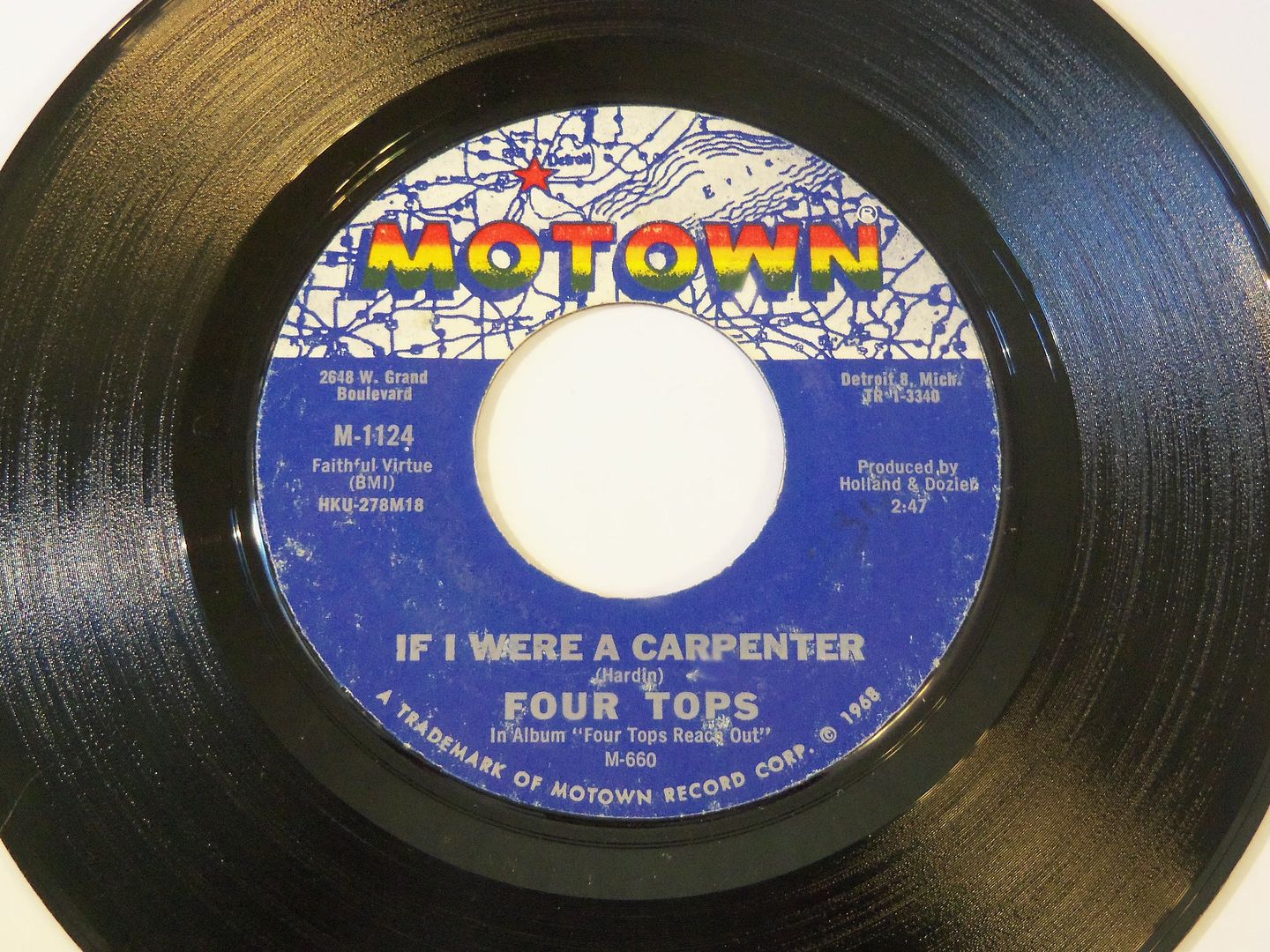 Four Tops - If I Were A Carpenter / Wonderful Baby Album