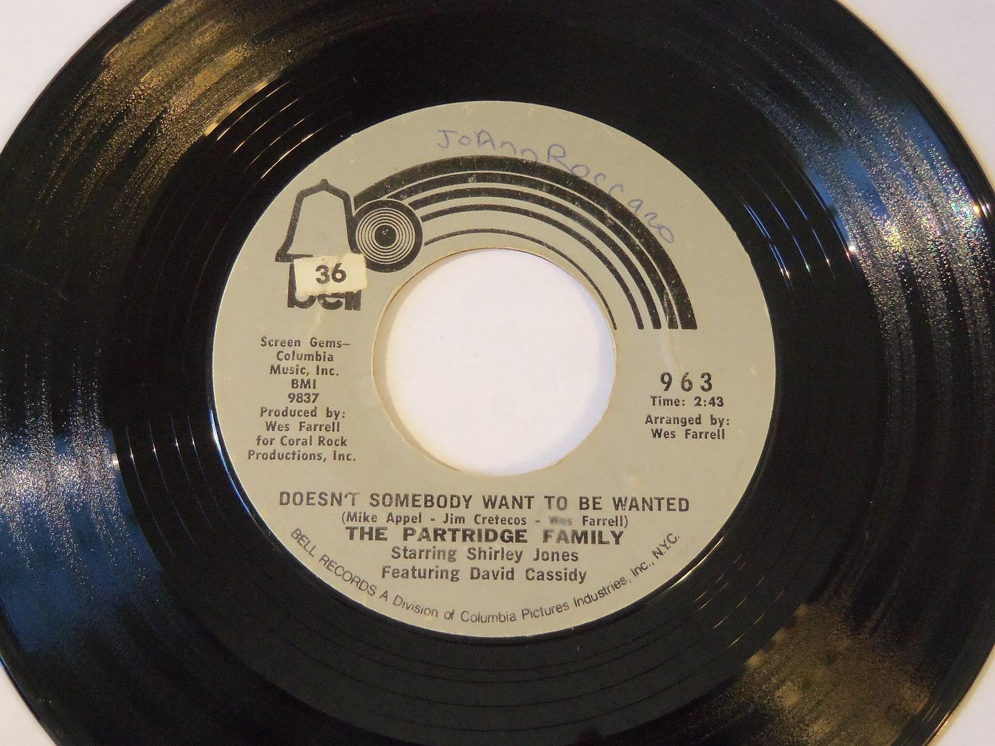 Partridge Family - Doesn't Somebody Want To Be Wanted / You Are Always On My Mind