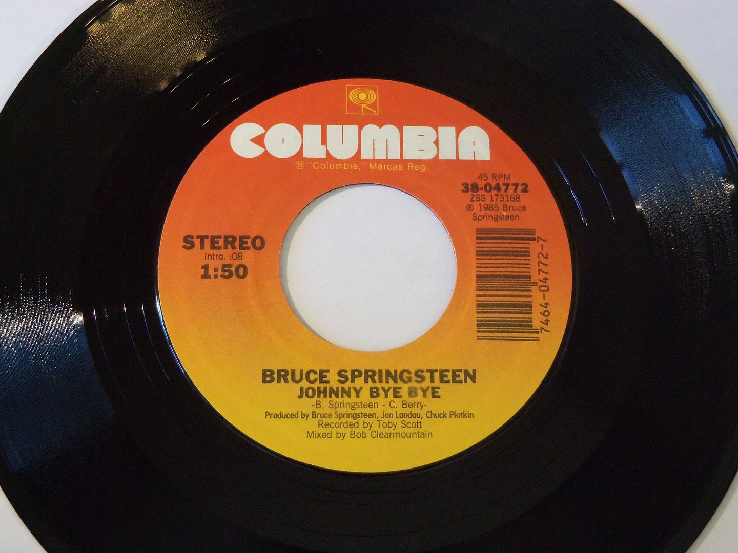 Bruce Springsteen - I'm On Fire / Johnny Bye Bye