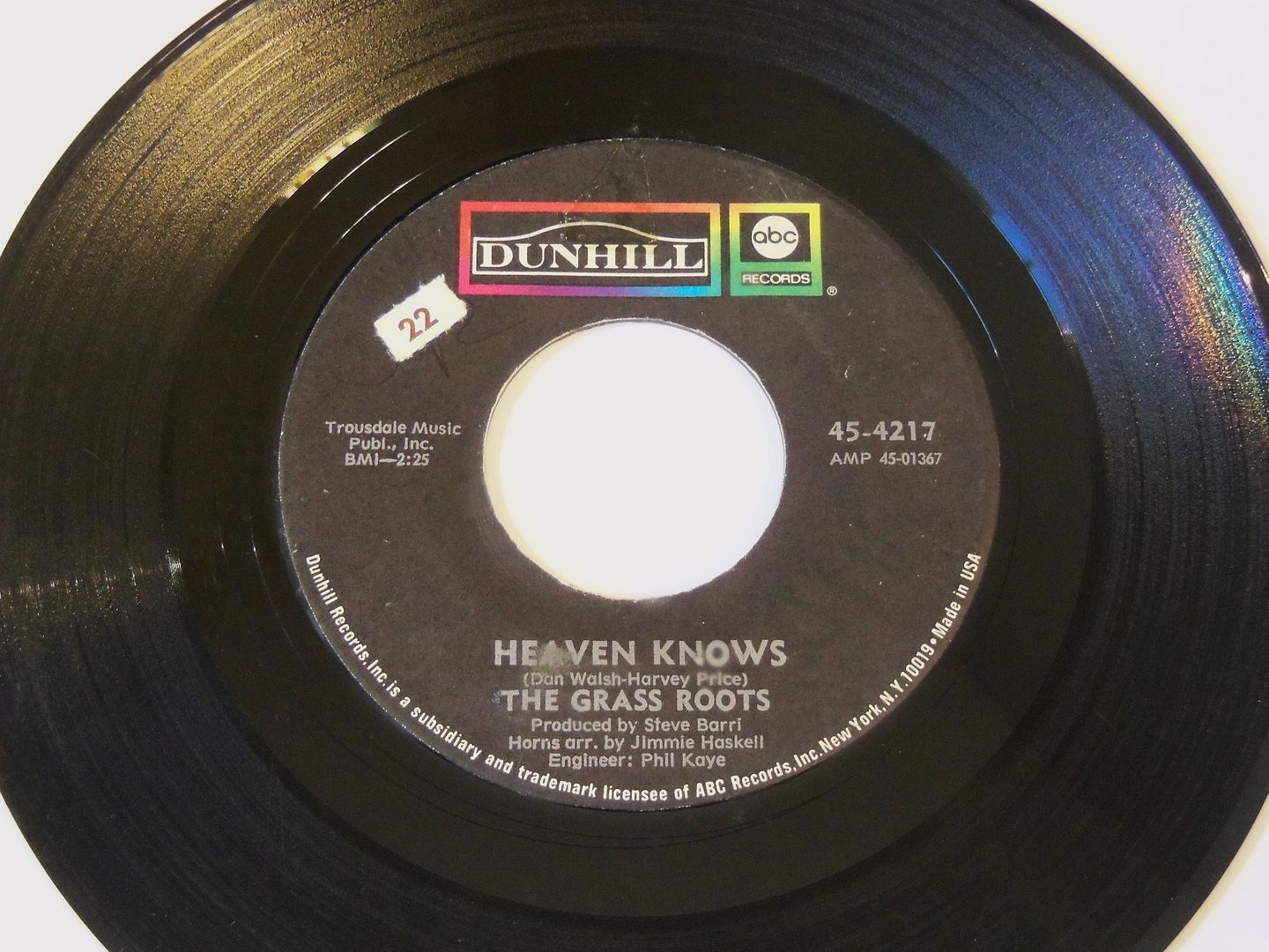 Grass Roots - Heaven Knows / Don'r Remind Me