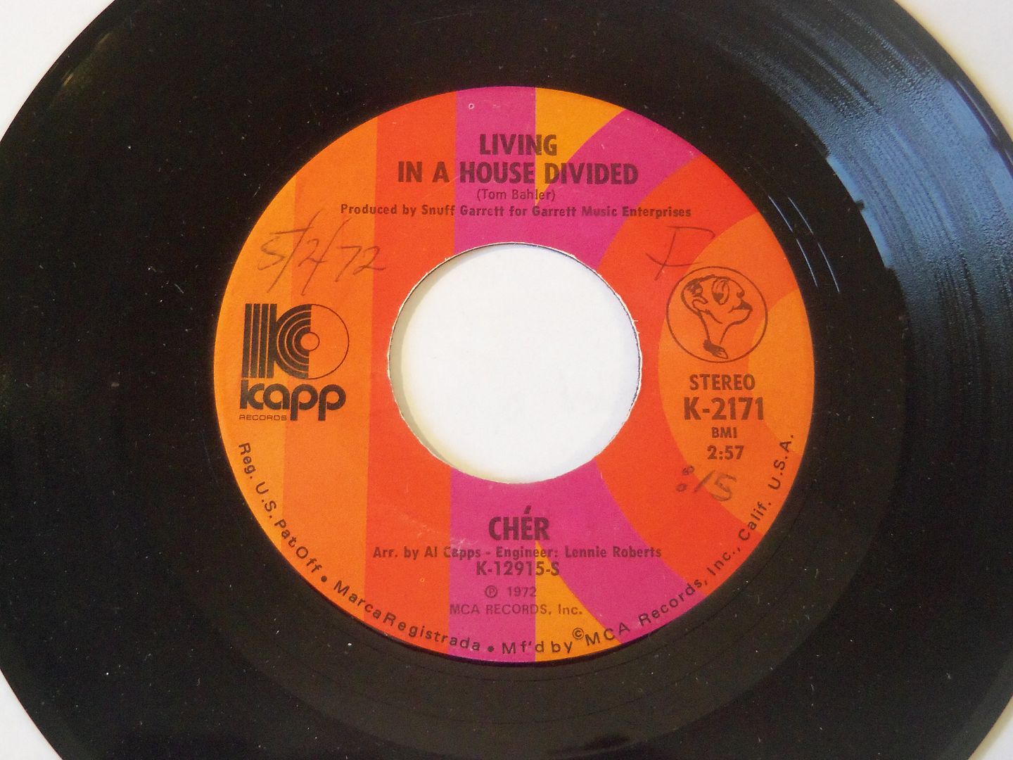 Cher - Living In A House Divided / One Honest Man Album