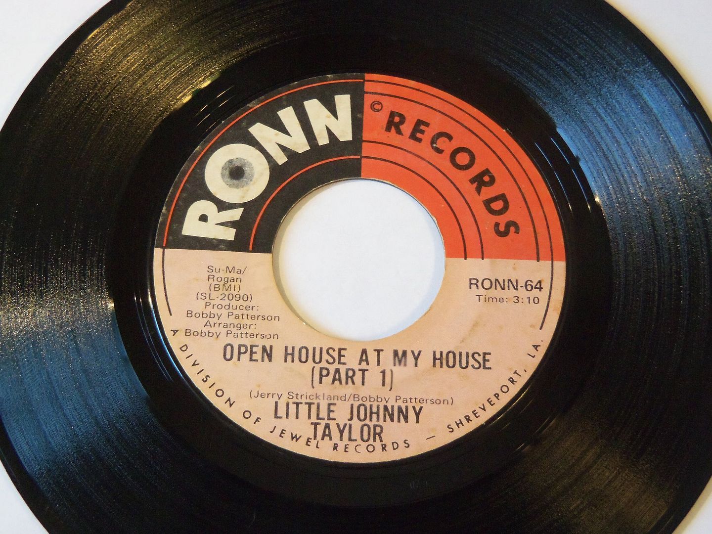 Little Johnny Taylor - Open House At My House Part 1 / Part 2 Record