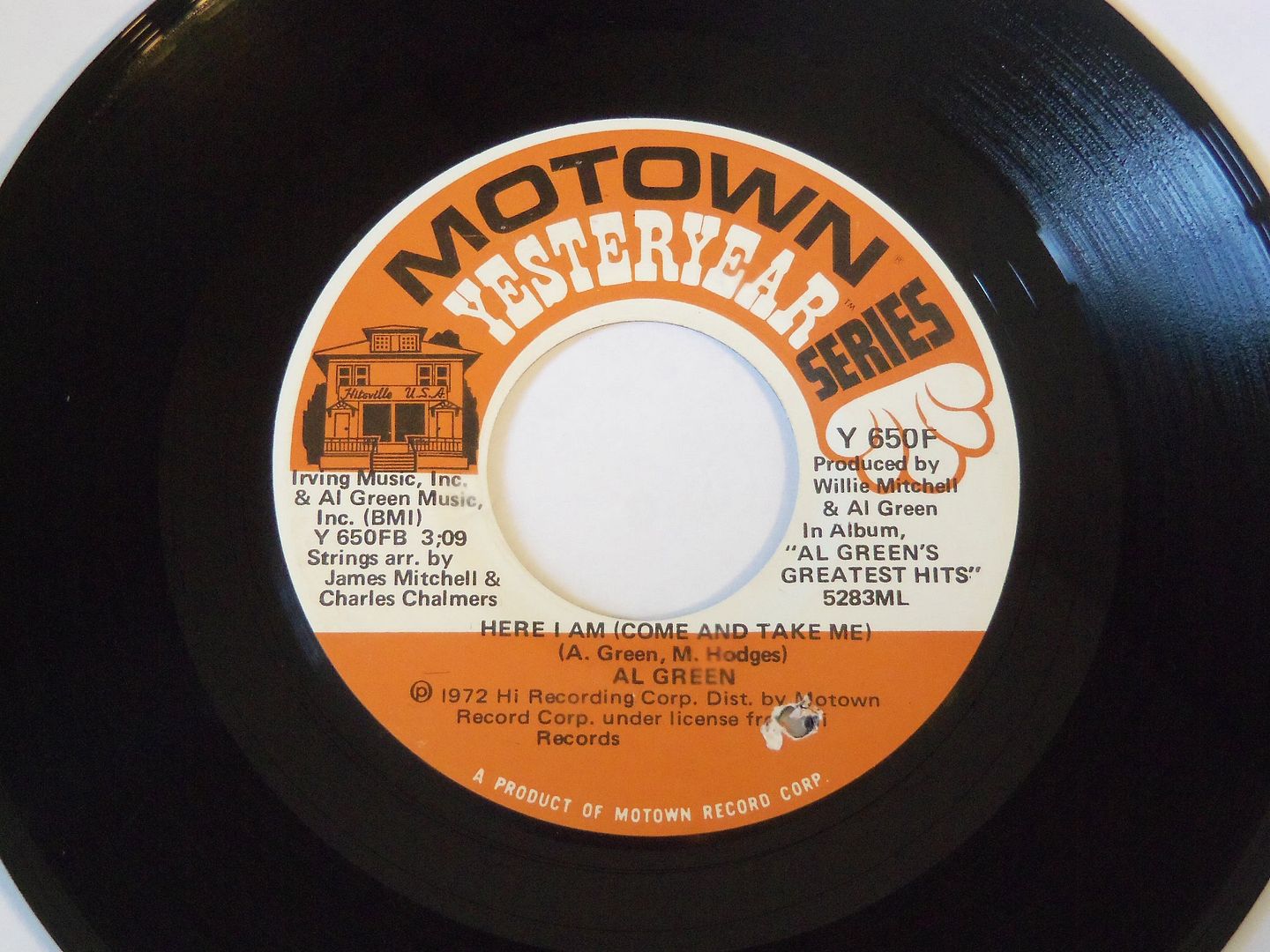 Al Green - Here I Am (come And Take Me / For The Good Times) Vinyl
