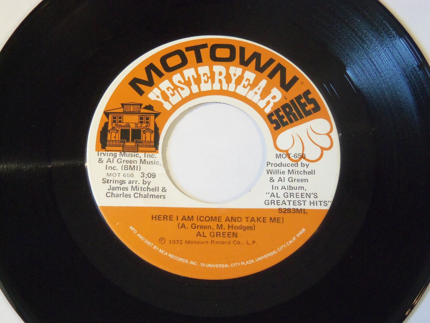 Al Green - Here I Am (come And Take Me / For The Good Times) Vinyl