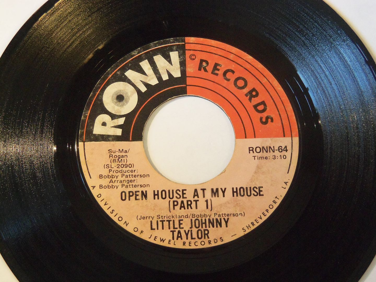 Little Johnny Taylor - Open House At My House Part 1 / Part 2 Album