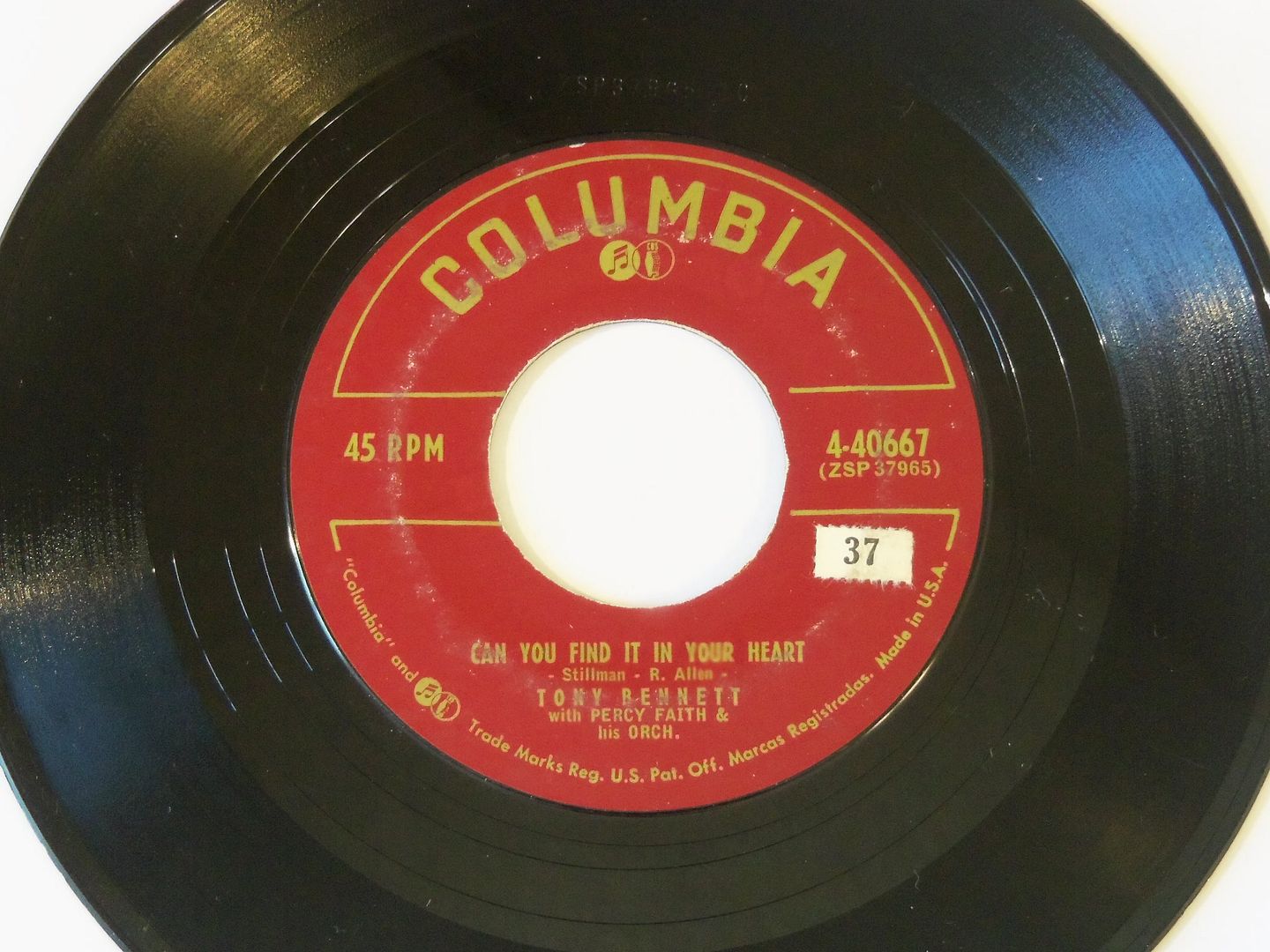 Tony Bennett - Can You Find It In Your Heart / Forget Her