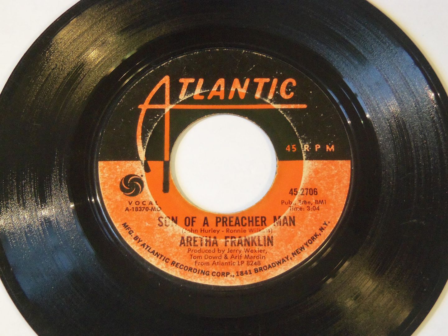 Aretha Franklin - Son Of A Preacher Man / Call Me
