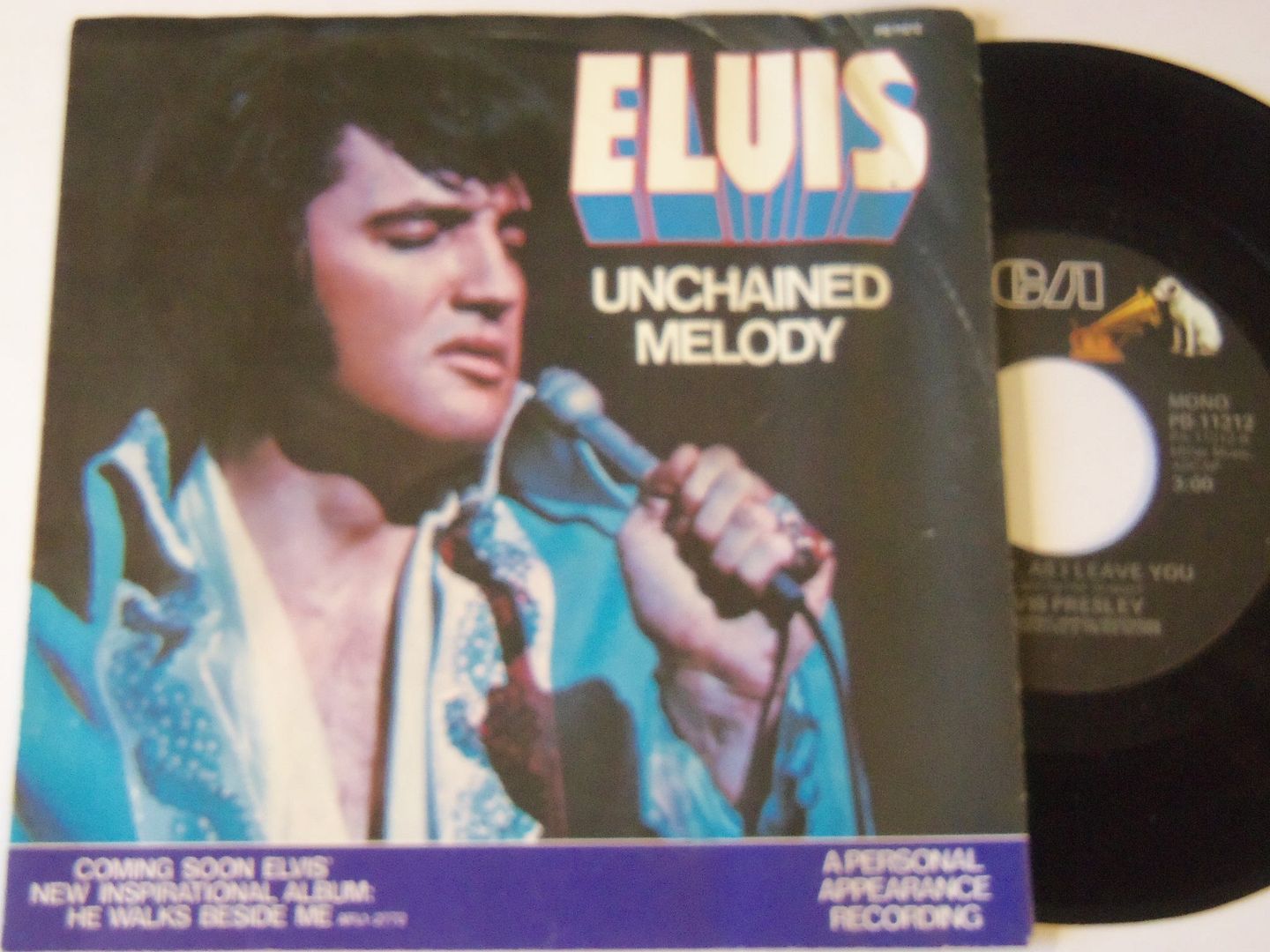 Elvis Presley - Unchained Melody / Softly, As I Leave You LP