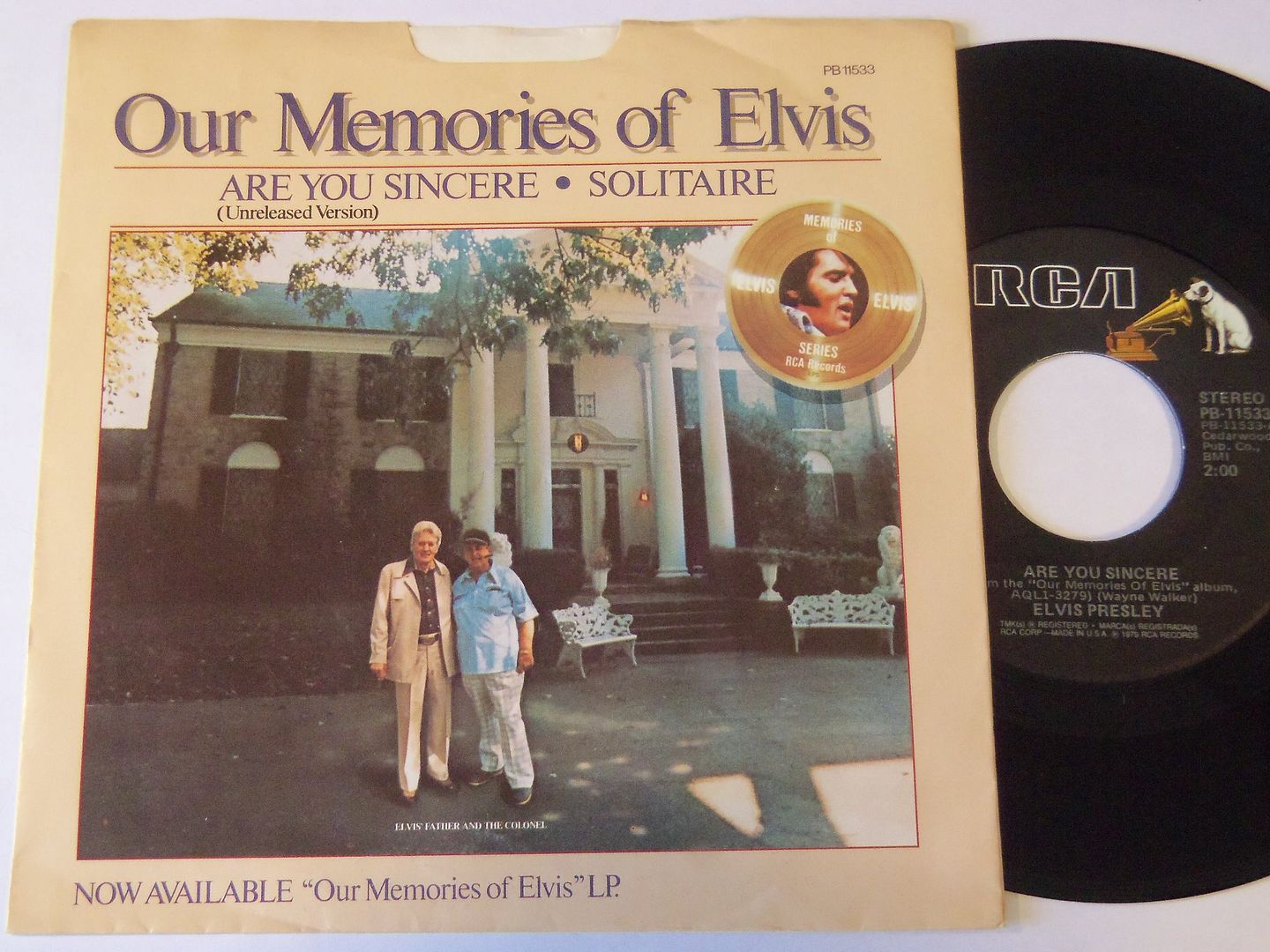 Elvis Presley - Are You Sincere / Solitare Album