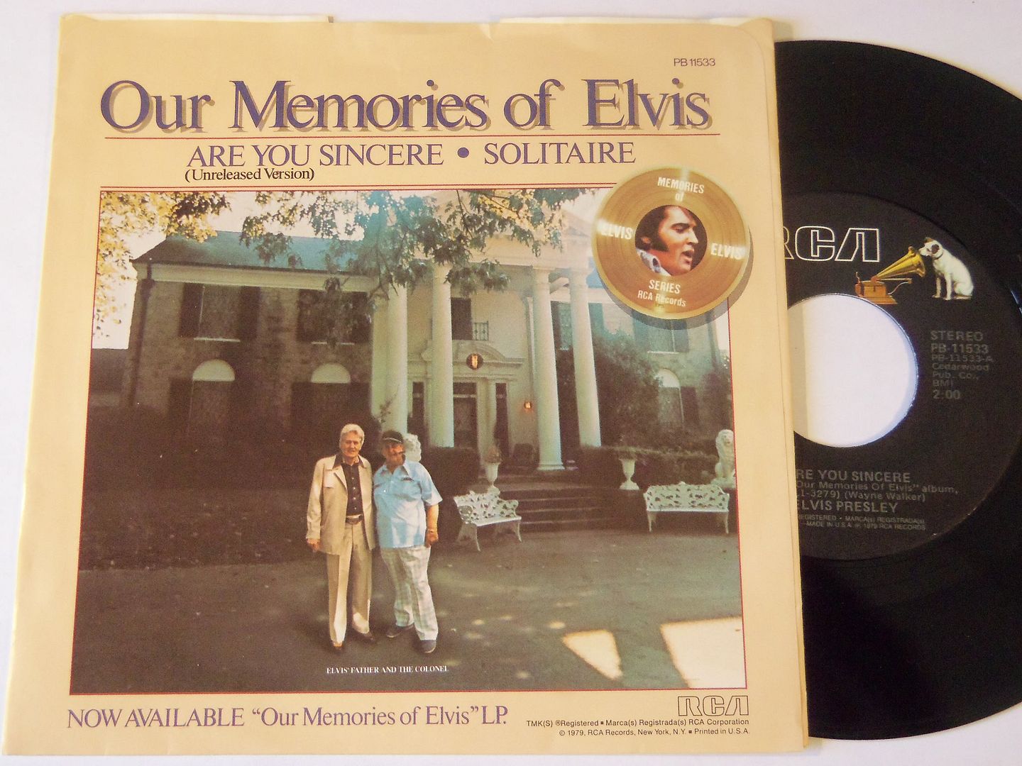 Elvis Presley - Are You Sincere / Solitare