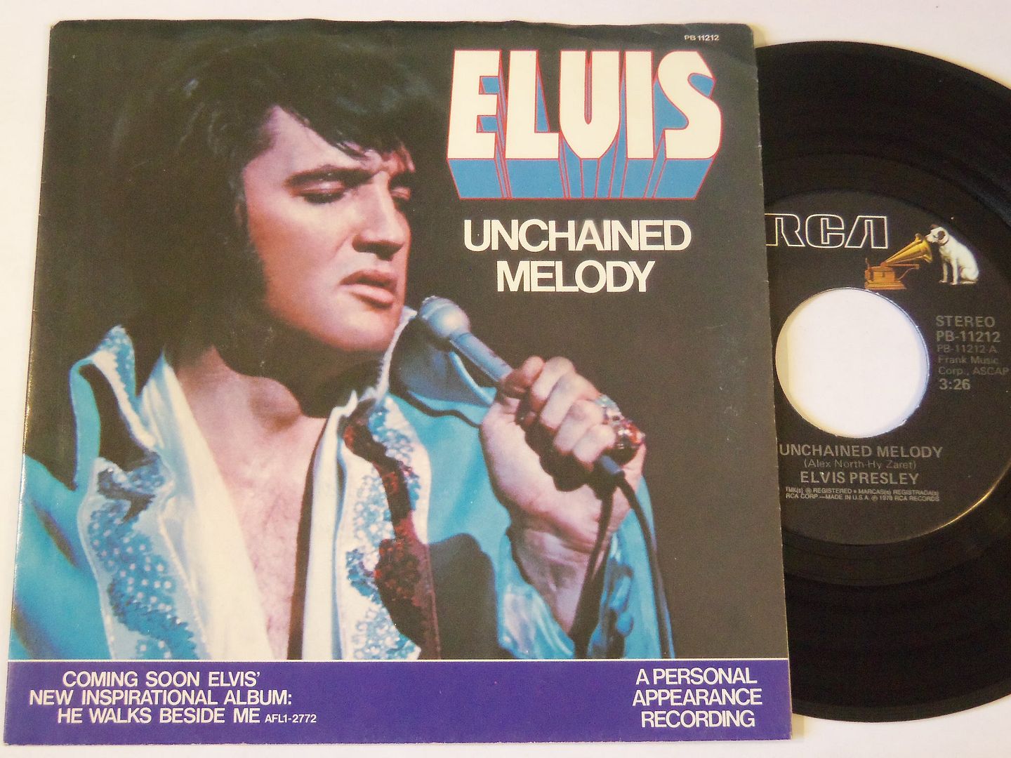 Elvis Presley - Unchained Melody / Softly, As I Leave You Single