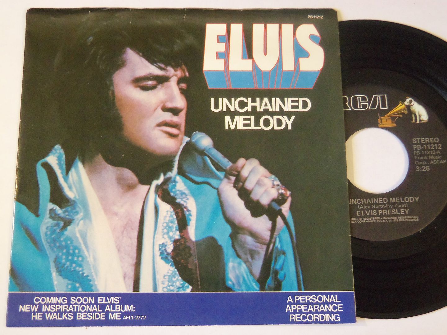 Elvis Presley - Unchained Melody / Softly, As I Leave You EP