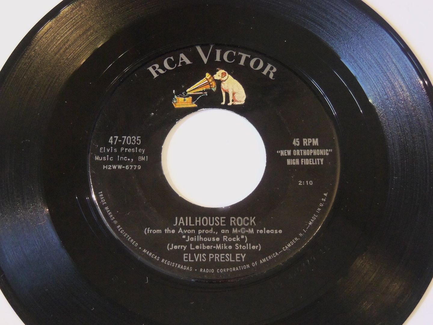 Elvis Presley - Jailhouse Rock / Treat Me Nice