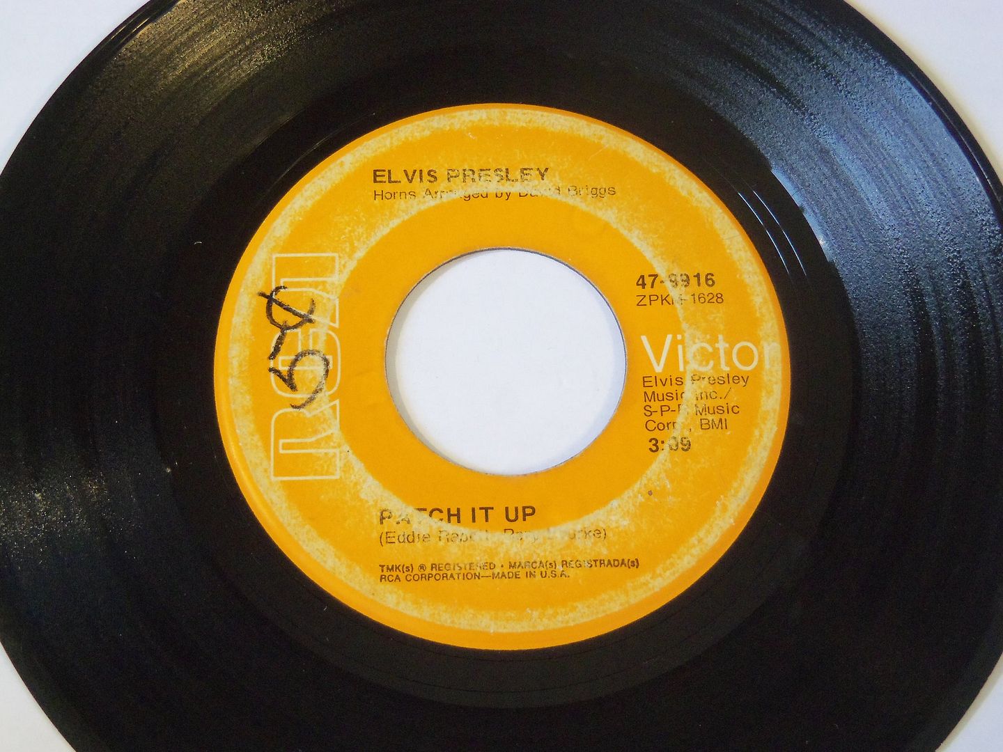 Elvis Presley - You Don't Have To Say You Love Me / Patch It Up
