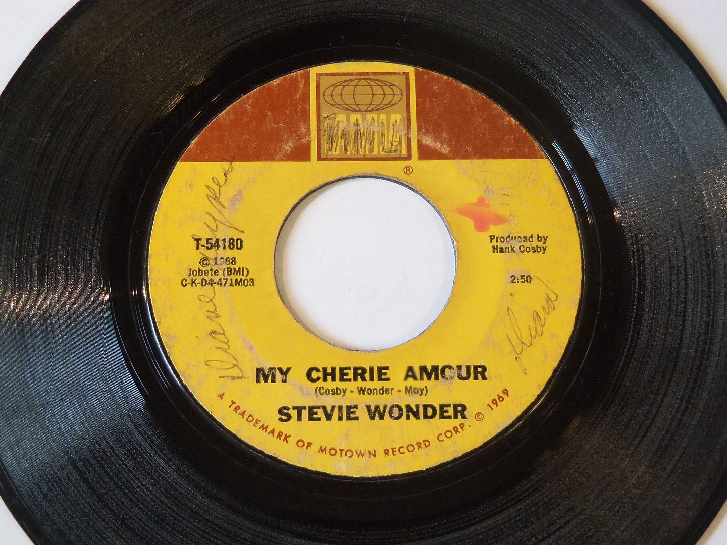 Stevie Wonder - My Cherie Amour / Don't Know Why I Love You Record