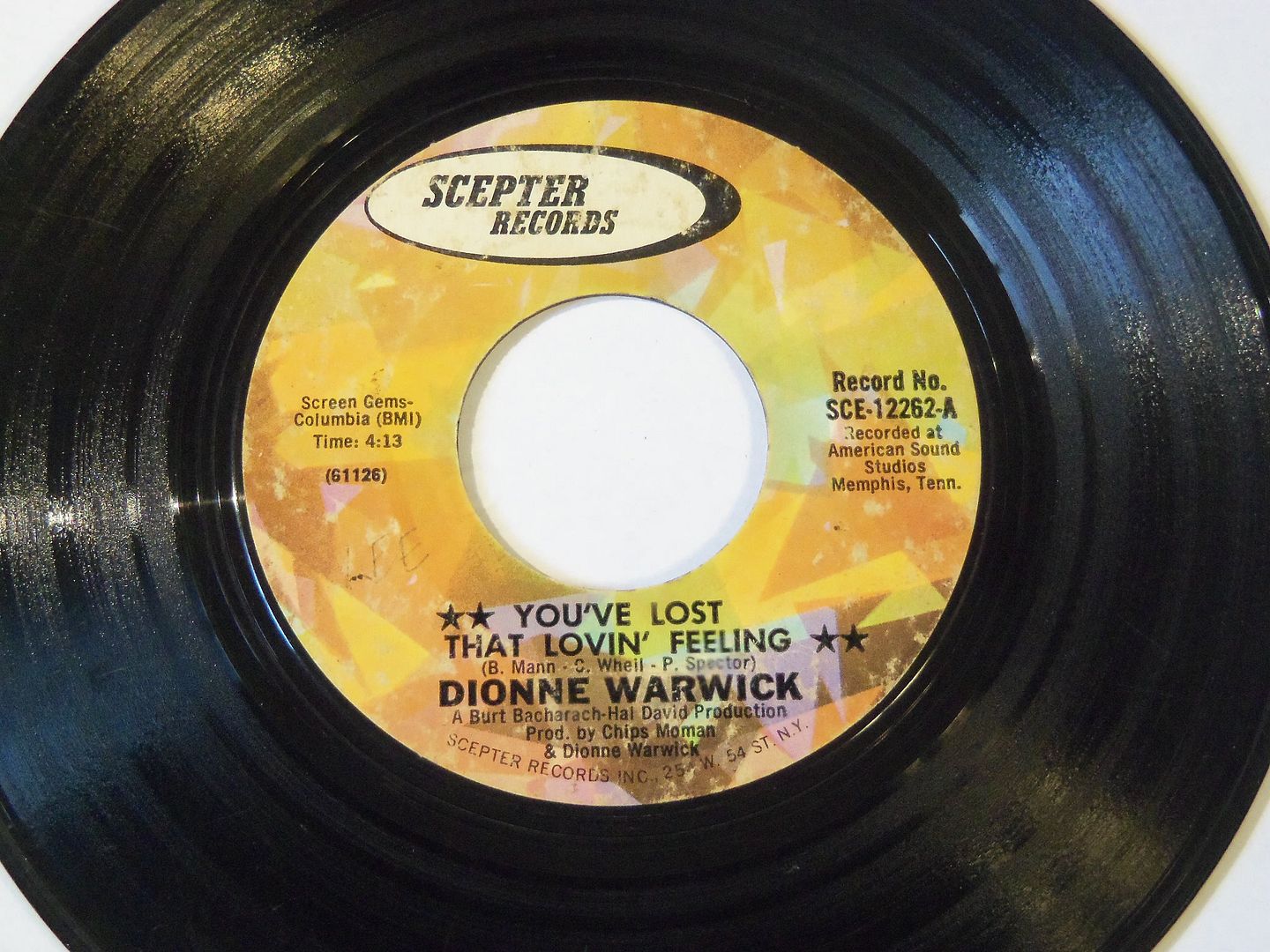 Dionne Warwick - You've Lost That Lovin' Feeling / Window Wishing Vinyl
