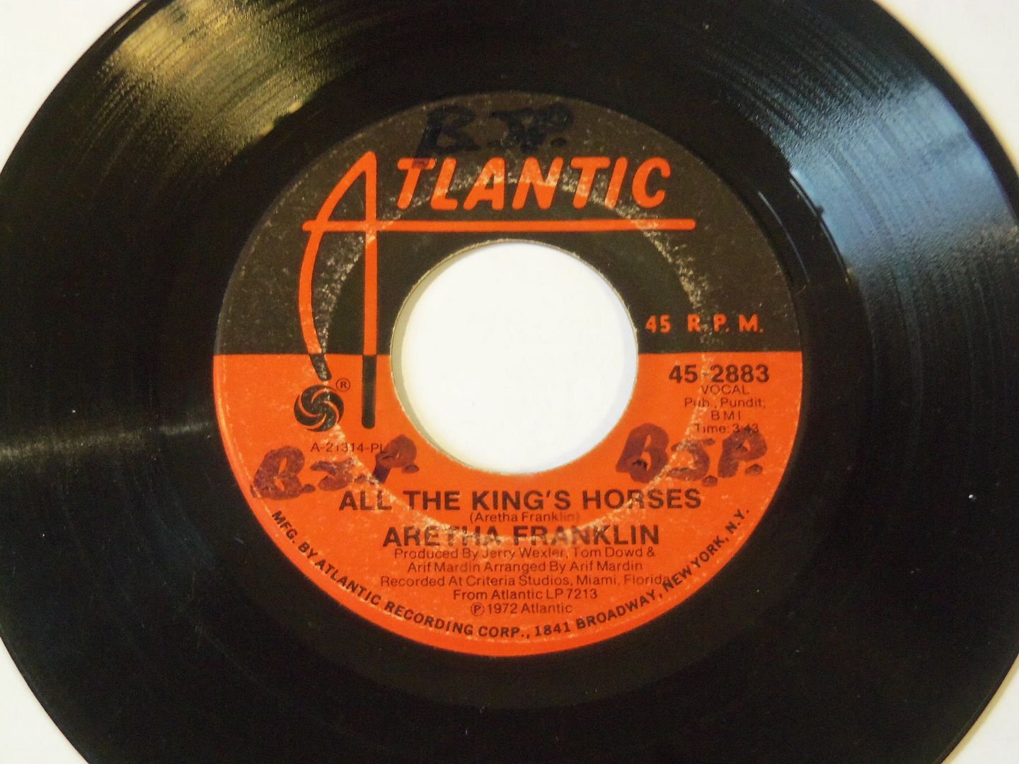 Aretha Franklin - All The King's Horses / April Fools