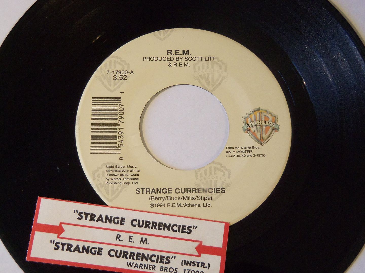 R.E.M. - Strange Currencies / Same (instrumental) Album