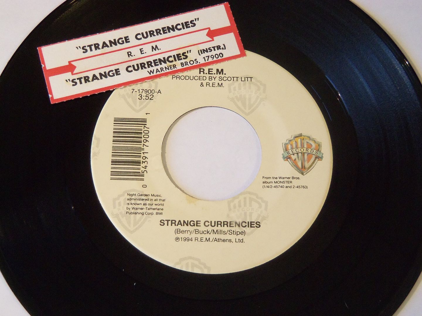 R.E.M. - Strange Currencies / Same (instrumental)