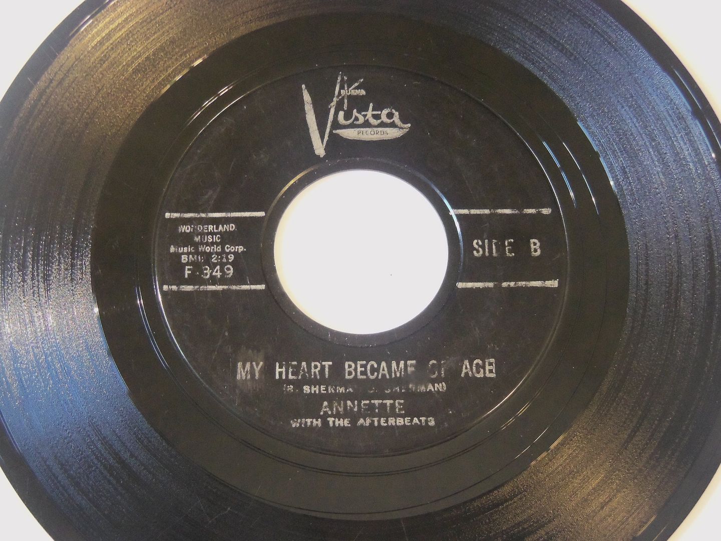 Annette with The Afterbeats - First Name Initial / My Heart Became Of Age