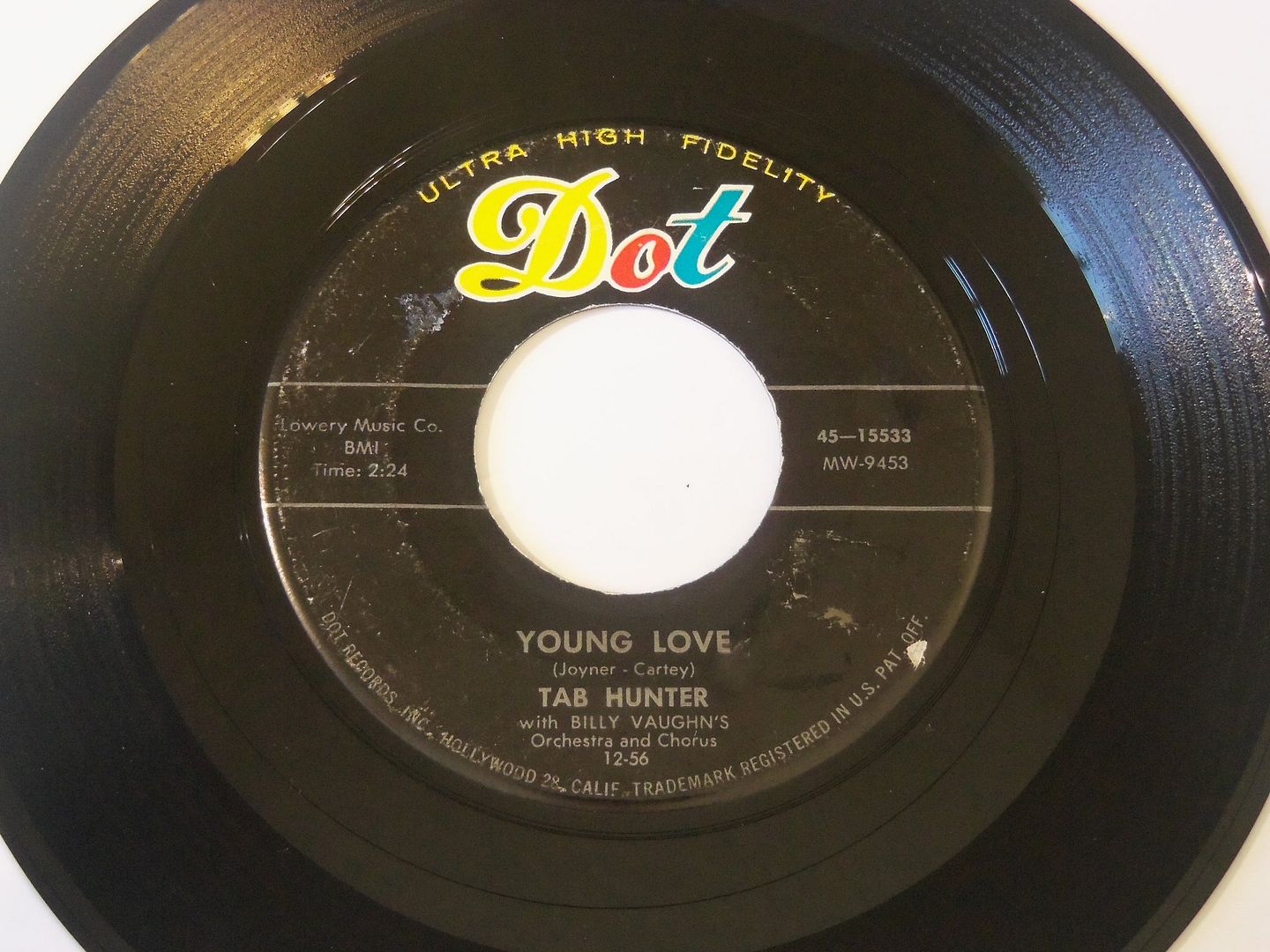 Tab Hunter - Young Love / Red Sails In The Sunset