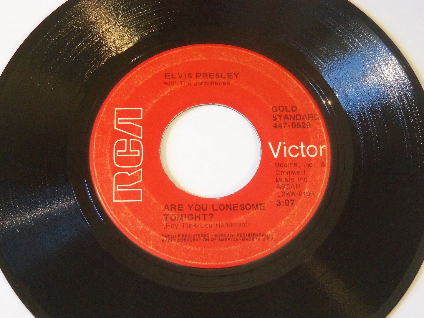 Elvis Presley with The Jordanaires - Are You Lonesome Tonight? / I Gotta Know Record