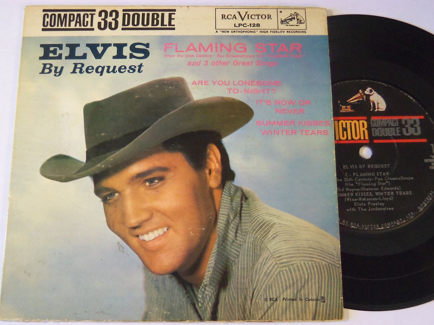 Elvis Presley - Elvis By Request - Compact Double 33 Ep (rare Canadian Pressing)