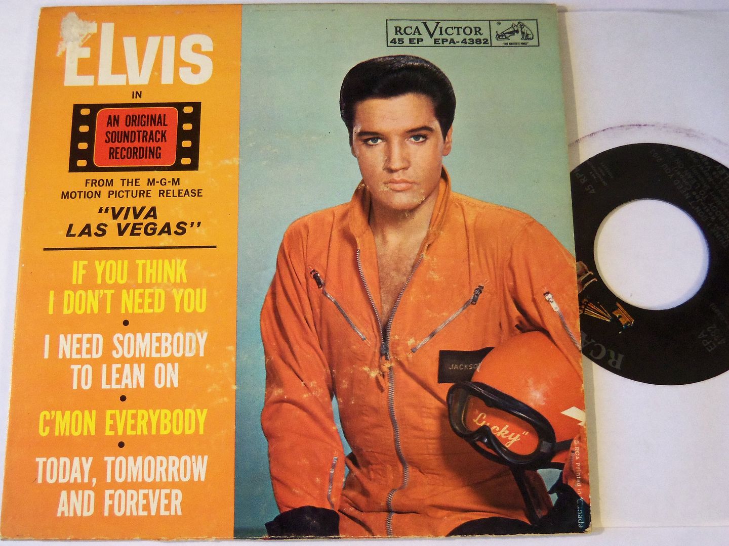 Elvis Presley - Viva Las Vegas Ep (rare Canadian Pressing)