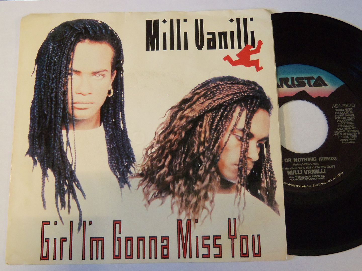 Milli Vanilli - Girl I'm Gonna Miss You / All Or Nothing (remix)