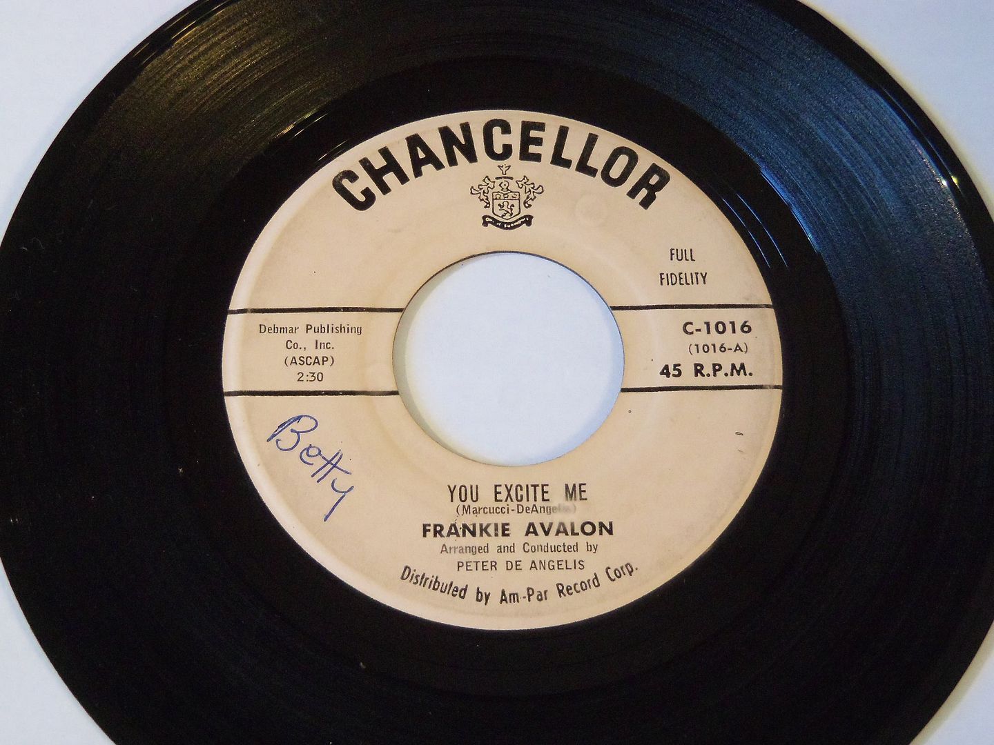 Frankie Avalon - You Excite Me / Darlin'