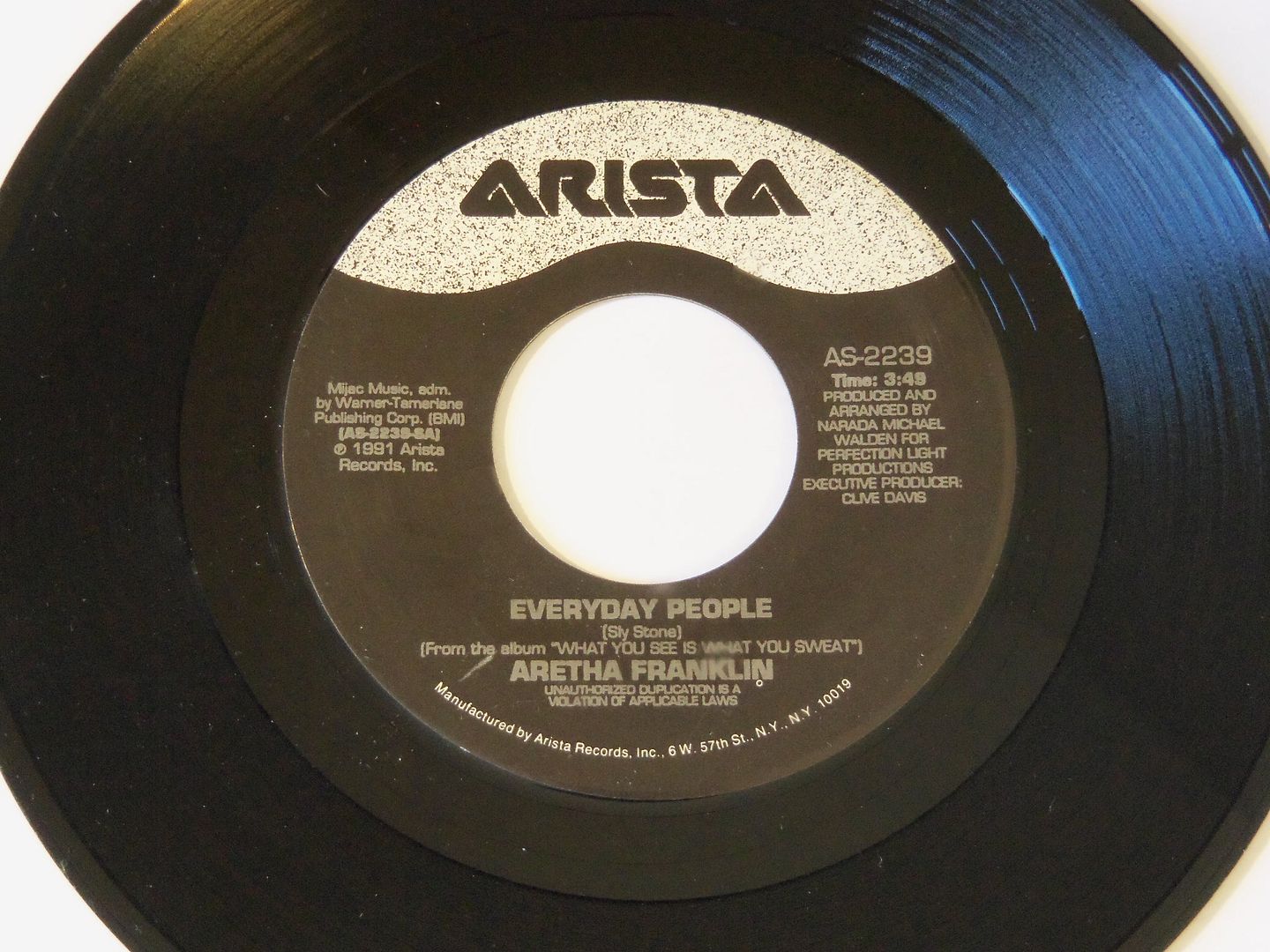 Aretha Franklin - Everyday People / You Can't Take Me For Granted