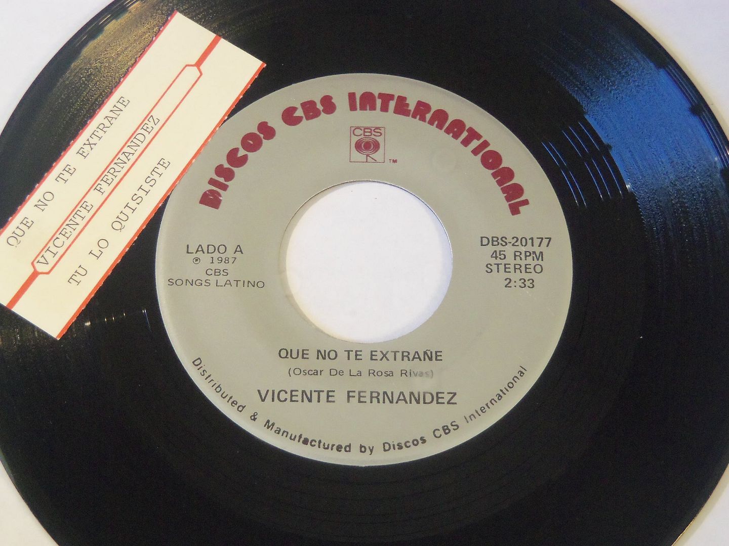 Vicente Fernandez - Que No Te Extrane / Tu Lo Quisiste