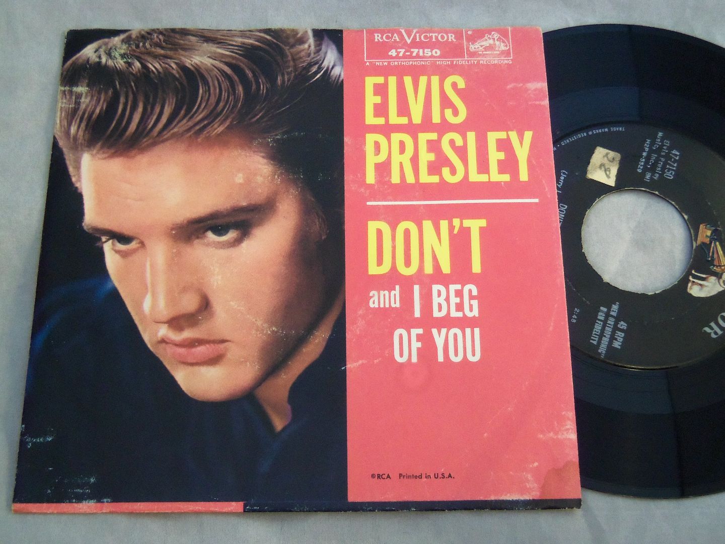 Elvis Presley with The Jordanaires - Don't / I Beg Of You Album