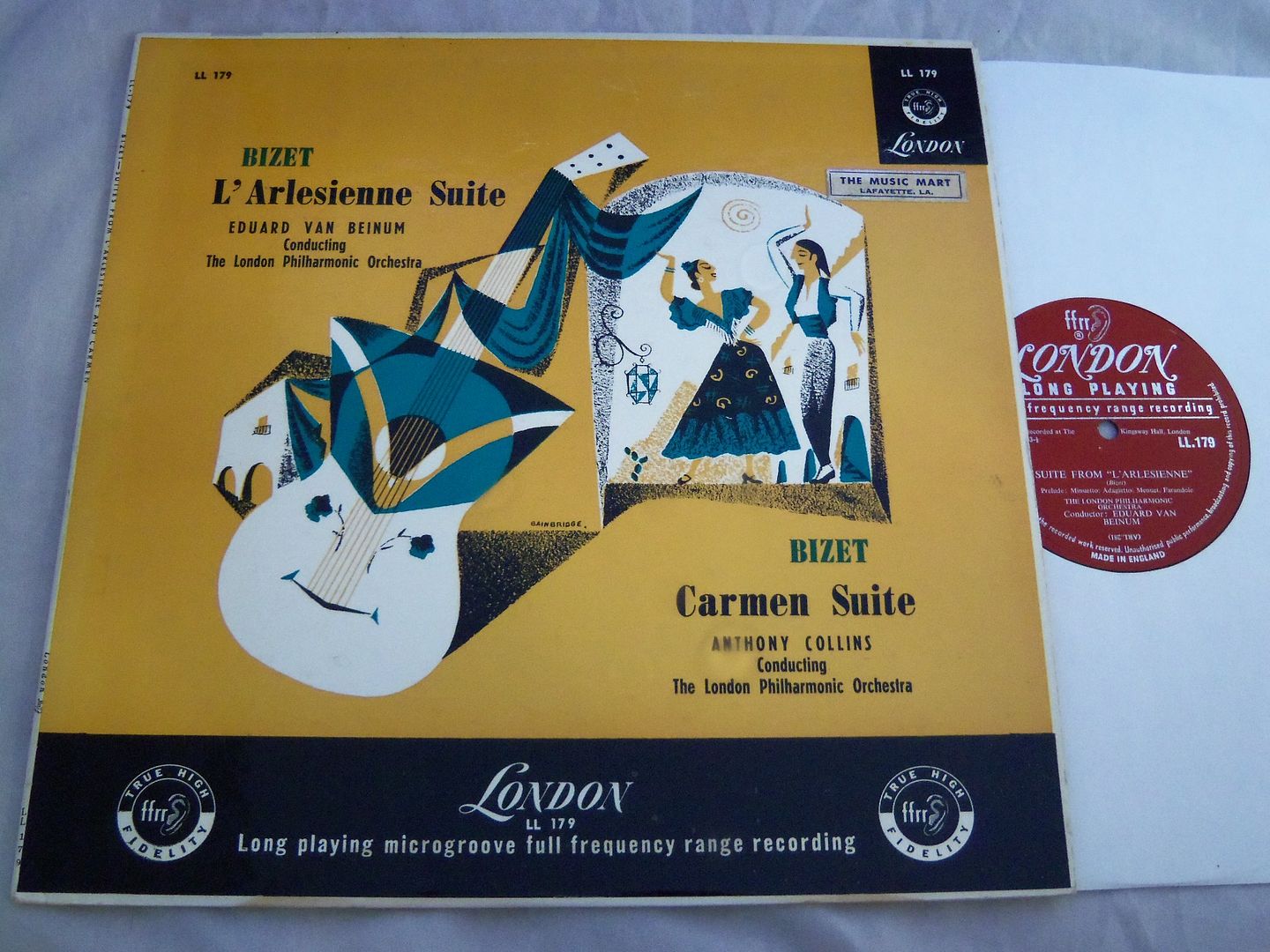 London Philharmonic Orchestra – Beinum / Collins - Bizet: L'arlesienne Suite / Carmen Suite