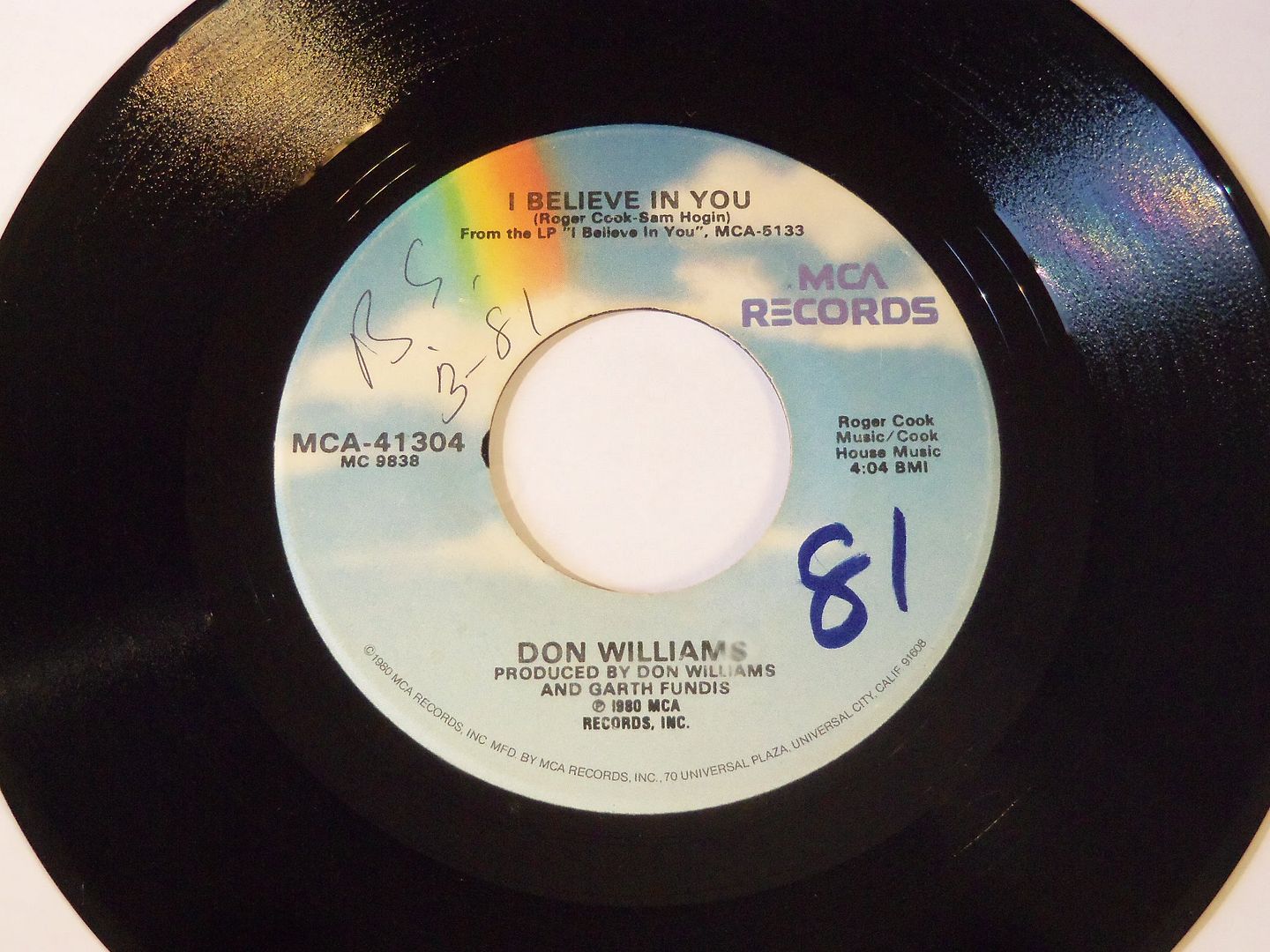 Don Williams - I Believe In You / It Only Rains On Me