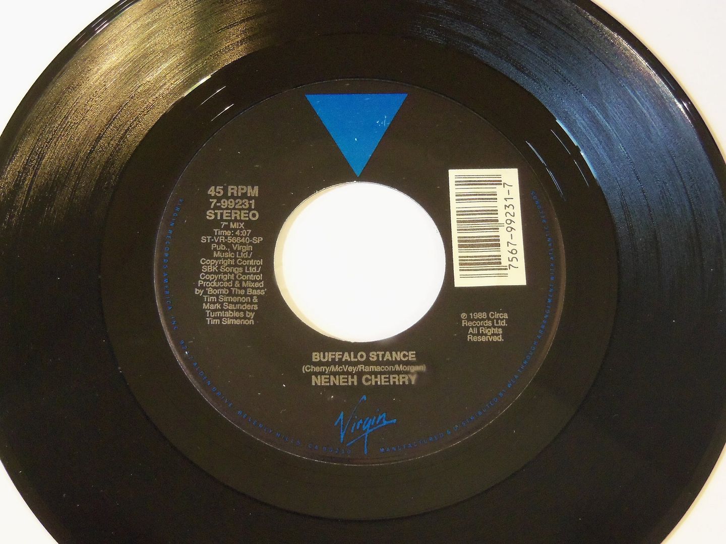 Neneh Cherry - Buffalo Stance (7" Mix / Same (electro Ski Mix)) Album