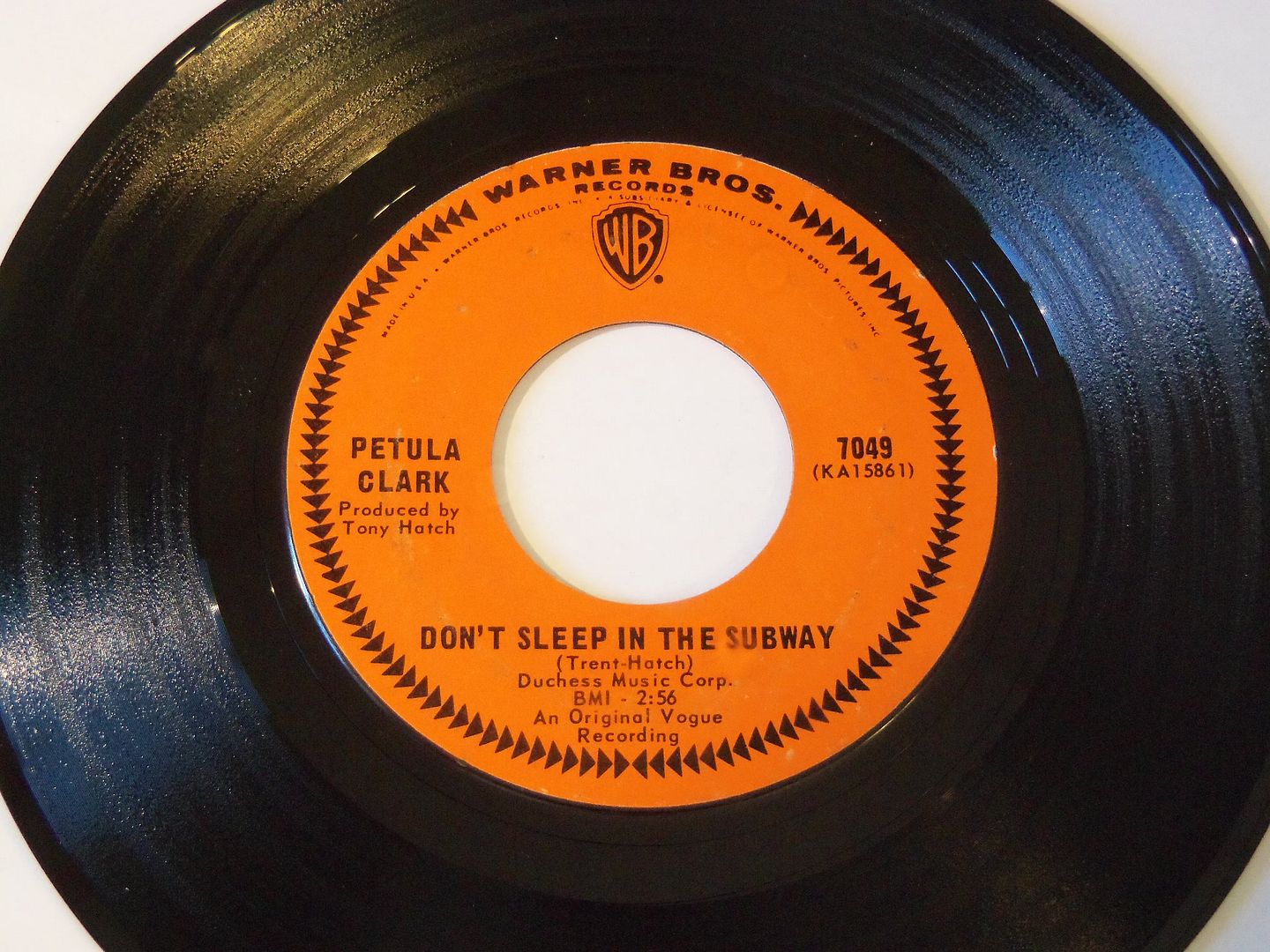 Clark,Petula Don't+Sleep+In+The+Subway+/+Here+Comes+The+Morning 7'':45RPM
