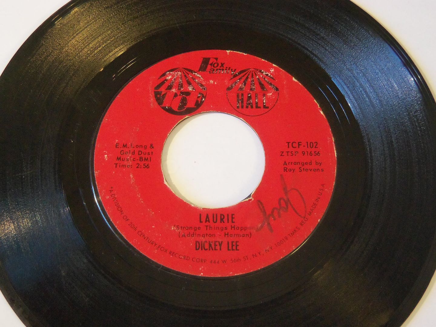 Dickey Lee - Laurie (strange Things Happen / Party Doll)