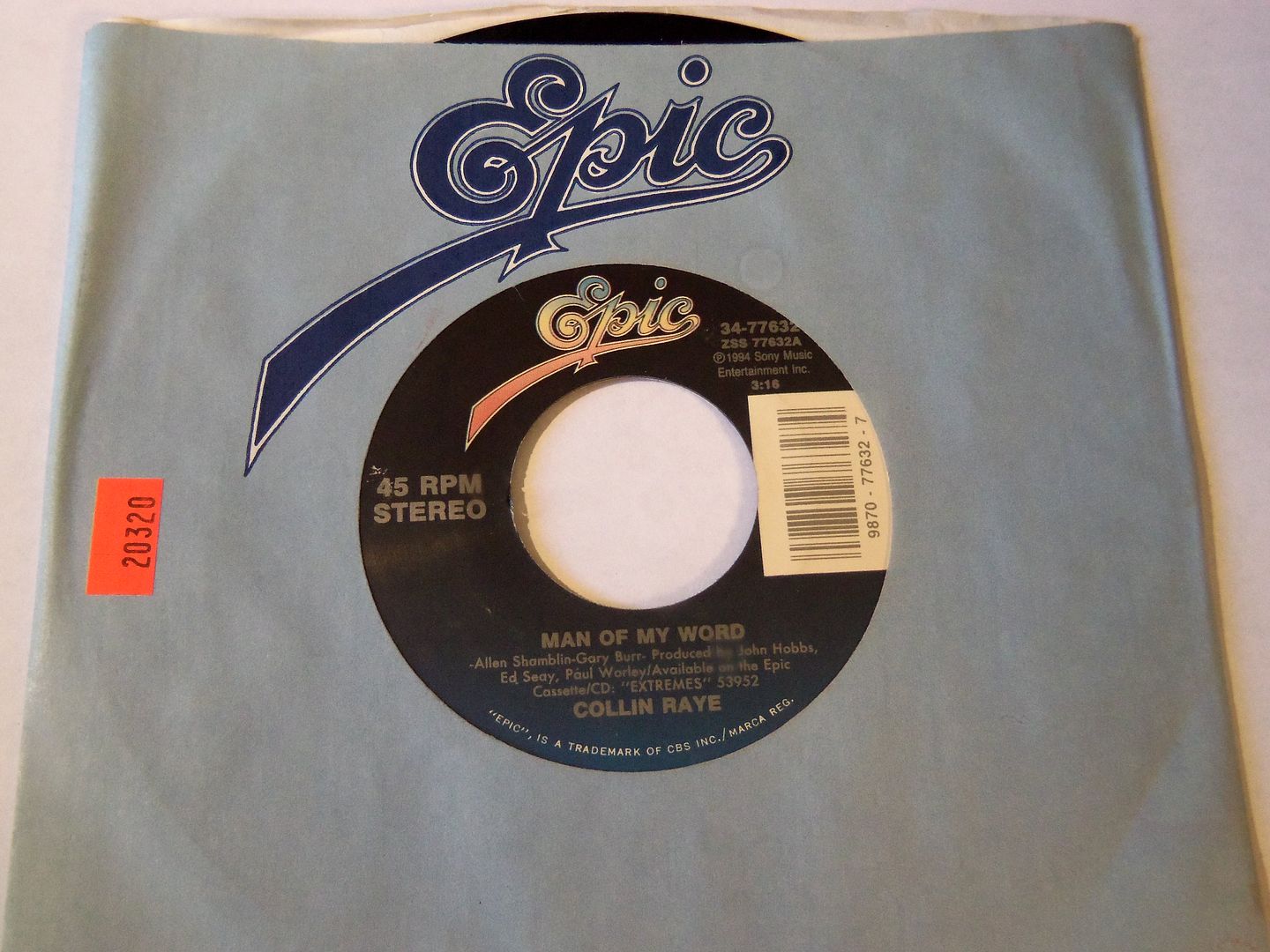 Man Of My Word / Nothin' A Little Love Won't Cure - Collin Raye