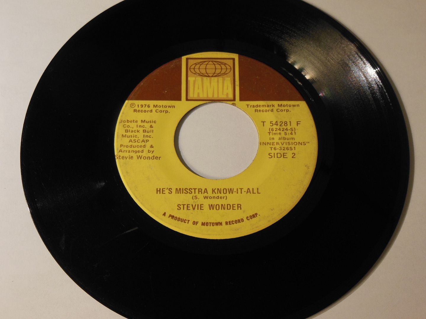 Sir Duke / He's Misstra Know-it-all - Stevie Wonder
