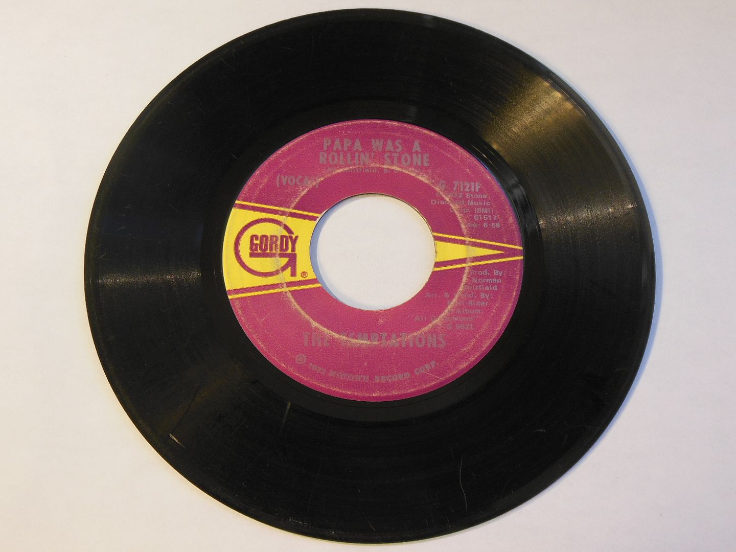 Temptations - Papa Was A Rollin' Stone Record